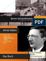 Berlin Alexanderplatz-Obra maestra del modernismo alemán