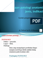 1.6.4.5 Pemeriksaan Patologi Anatomi Jenis, Indikasi, Preanalitk Analitik