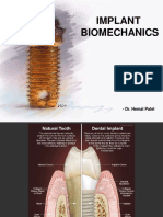 Implant Biomechanics: - Dr. Hemal Patel