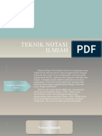 New Teknik Notasi Ilmiah