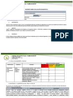 Informe de Diagnostico Segundo de Bachillerato Paralelo C y D 2021 2022