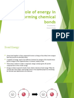 The Role of Energy in Forming Chemical Bonds