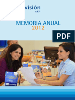 Memoria Anual BBVA Previsión AFP 2012