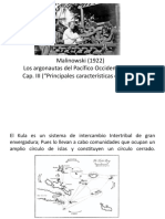 Malinowski, Los Argonautas Del Pacífico Occidental, Cap. III, Principales Características Del Kula. Clase 05-10-2020