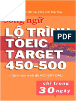 L Trình TOEIC SONG NG Đ T Target 450-500 Trong 30 Ngày