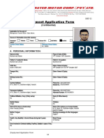 MMCL - Employment Application Form