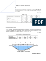 Surface Runoff Questions TEST 2 SEM II 2018/2019: +40 M 9 M 9 M 6 M 6 M +42 M