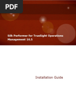 Installation Guide: Silk Performer For Truesight Operations Management 16.5