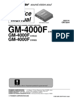 Service Manual: GM-4000F GM-4000F
