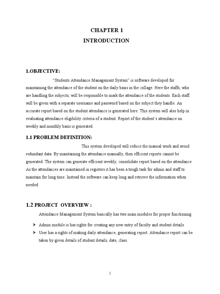 Students Attendance Management System Da | PDF | Software Testing | Use ...