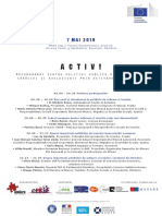 Agendă Conferință ACTIV 2019