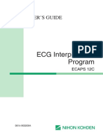 ECG Interpretation Program: User'S Guide