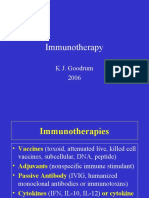Immunotherapy: K J. Goodrum 2006