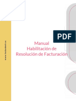 Manual - Habilitación Resolución