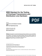 Ieee Standard For The Testing of Overhead Transmission and Distr