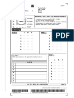 LC International ESOL - Central Exams - Answer Sheet - C1