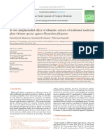 Inbanesonin Vitro Antiplasmodial Effect Plasmodium Falciparum