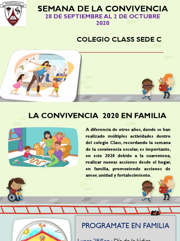 Semana de La Convivencia | PDF