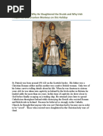 Download St Patricks Day Why He Slaughtered the Druids and Why Irish People Act Like Drunken Monkeys on this Holiday by Michelle Ewens SN50879556 doc pdf