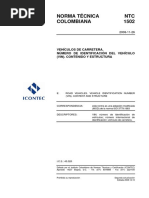 Código WMI para Identificación de Vehículos | PDF | Organización ...