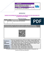 Inic11 Ingreso de Informacion Geografico de Ensayos de Exploraciones V 1