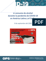 El Consumo de Alcohol Durante La Pandemia de COVID-19