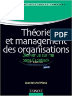 Théorie Et Management Des Organisations