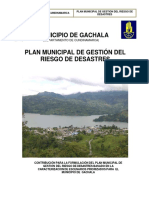 PMGR GACHALA-plan Municipal de Gestion Del Riesgo