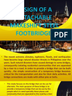 Design of A Detachable Makeshift Steel Footbridge