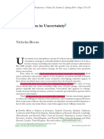 Fluctuations in Uncertainty Rise During Recessions