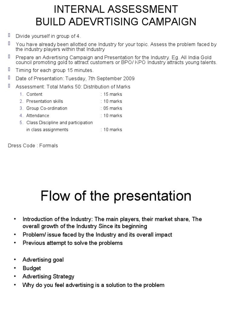 Advertising Campaign Assessment Guide | PDF | Advertising | Marketing