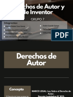 Derechos de Autor y de Inventor