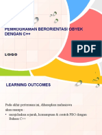 Pemrograman Berorientasi Obyek Pertemuan 1