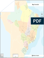 Mapa ferroviário da América do Sul