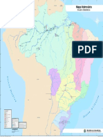 Mapa hidroviário do Brasil