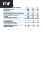 The Procter & Gamble Company Consolidated Statements of Earnings