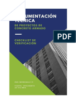 Checklist Documentación de Proyecto de Edificación