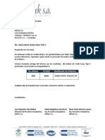 CRUDE ASSAY TIPO II Crudo Venta Ocelote