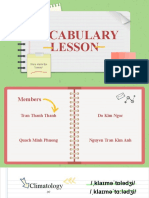 Tiếng Anh 10-Vocabulary Lesson