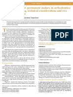 Extractions of First Permanent Molars in Orthodontics - Treatment Planning - Clinical Consideration - 2 Case Report