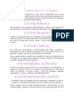 Factores Funcionales de La Milpita - CPTR