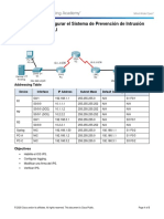 5.4.1.2 Packet Tracer - Configure IOS Intrusion Prevention System (IPS)