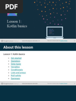 Lesson 1 Kotlin Basics