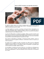 Noticia Cigarrillos Electrónicos (Salud)