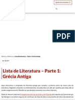 Lista de Literatura - Parte 1_ Grécia Antiga - Contra Os Acadêmicos