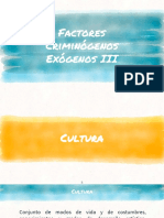 Factores Criminógenos Exógenos III