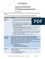 Assessment Instructions BSBMGT517 Manage Operational Plan: How To Work Through Your Assessment