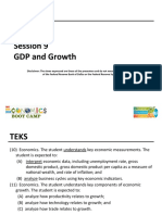 Session 9 GDP and Growth