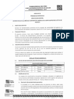 Servicio de Mantenimiento Preventivo de Los Equipos de Conectividad Del Gabinete de Comunicacion Del Modulo Corporativo Laboral de La Corte Superior de Justicia de Ancash