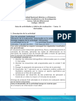 Guía de Actividades y Rúbrica de Evaluación - Unidad 3 - Tarea 3 - Derivadas (2)